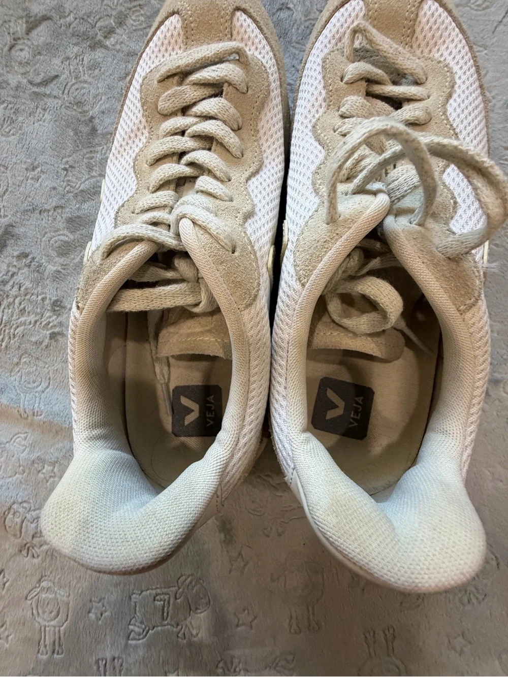 Veja Women's Sneakers in White and Beige